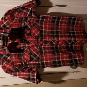 Dickies button down plaid shirt